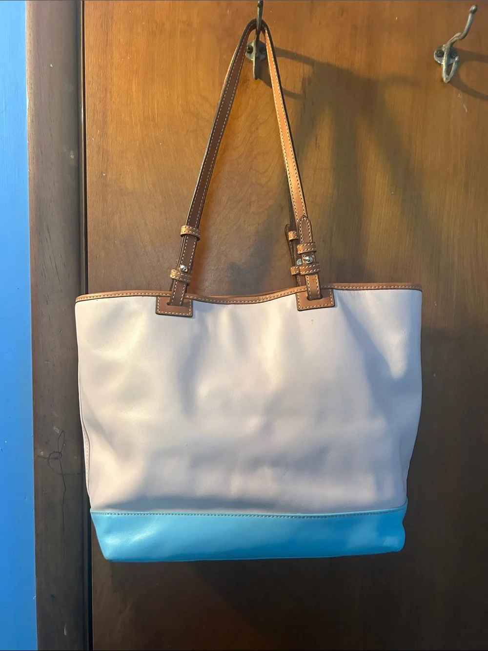 DOONEY & BOURKE  Tote  bubblegum blue and pastel pink